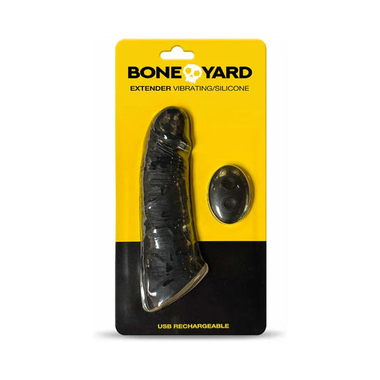 Boneyard Rechargable Vibrating Penis Extender - Remote Control