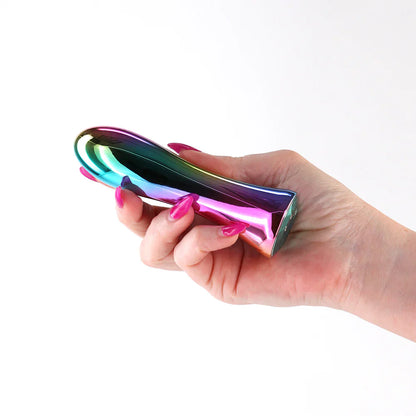 INYA Shimmer Metallic Multicolor Aluminum Rechargeable Vibrator