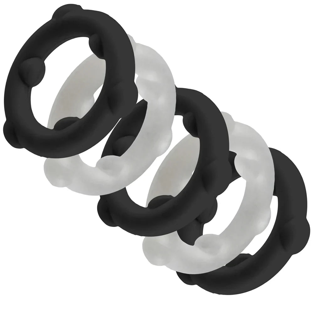 Oxballs Gearheads 5-Pack Spinner Rings Black/Opaque
