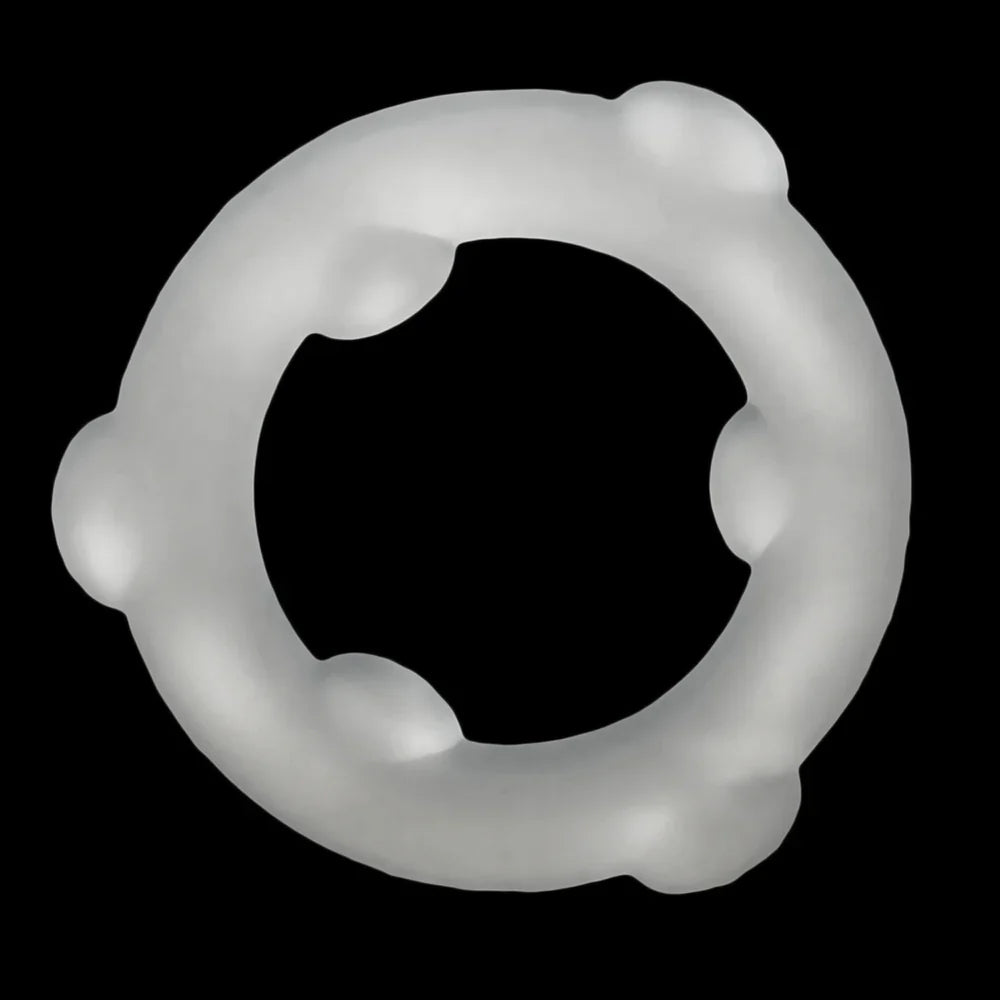 Oxballs Spinner Single Silicone Ring - Opaque White