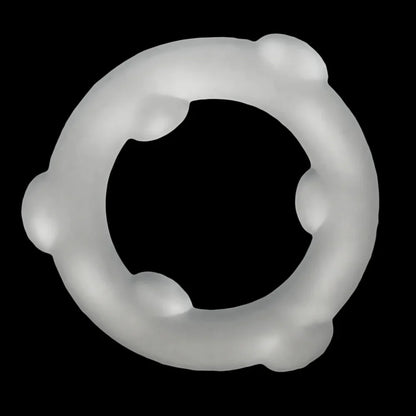 Oxballs Spinner Single Silicone Ring - Opaque White