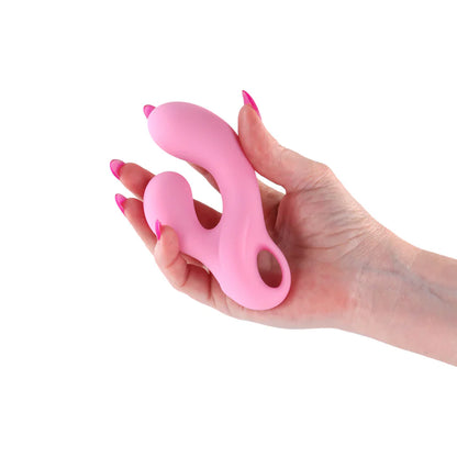Gold-n-Dreams Agatha Rechargable Vibrating Rabbit - Pink