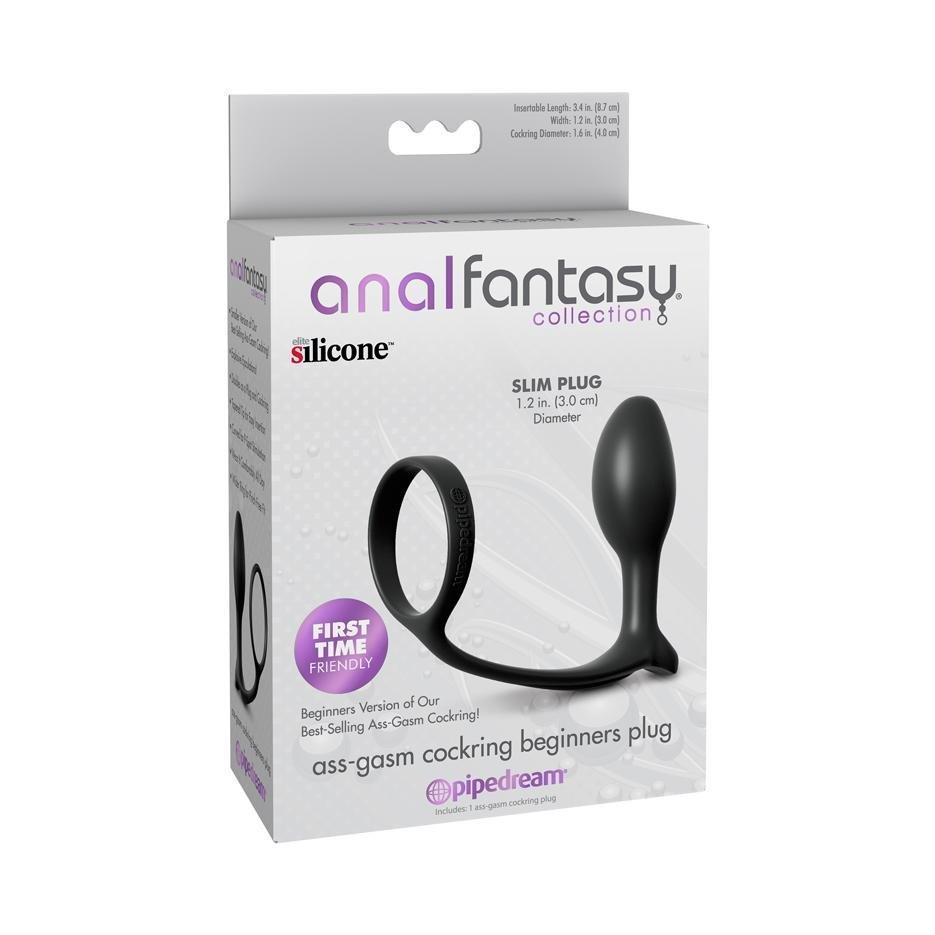Anal Fantasy Collection Ass-Gasm Cock Ring Beginners Plug