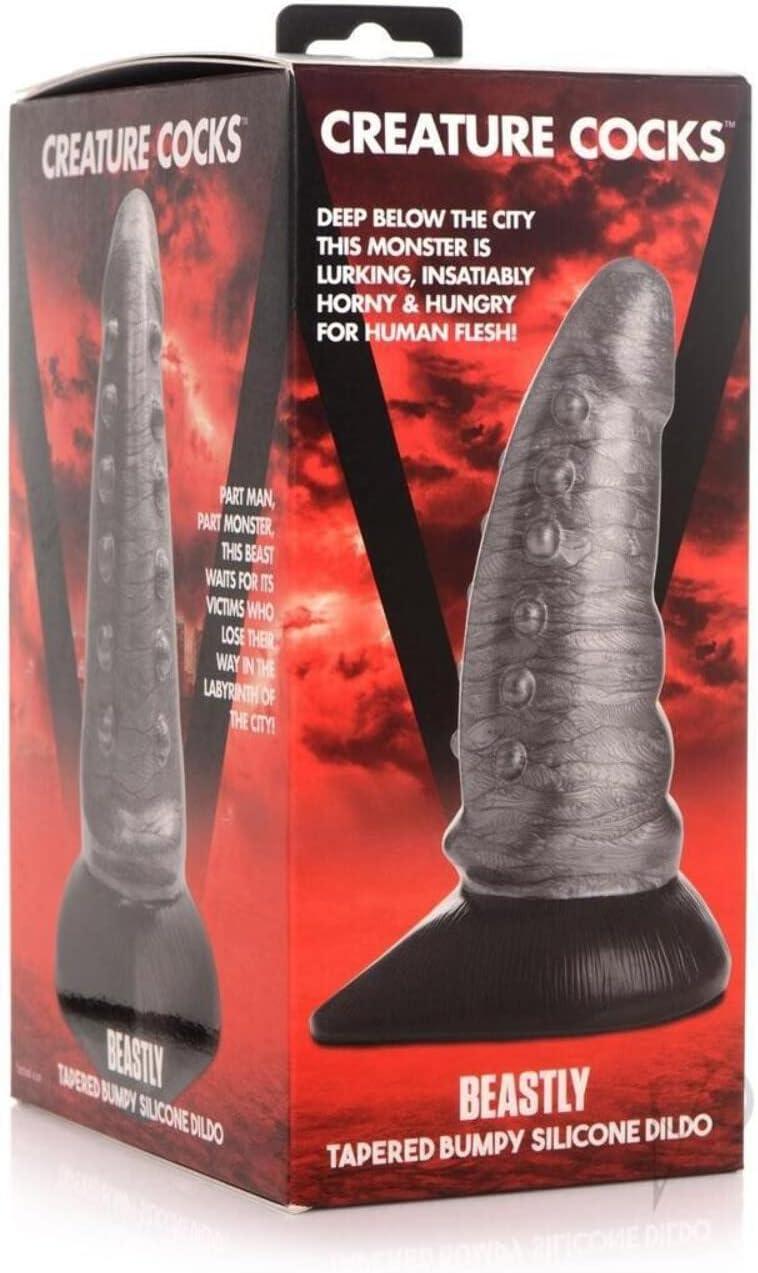 CREATURE COCKS - Beastly - Tapered Bumpy Silicone Dildo