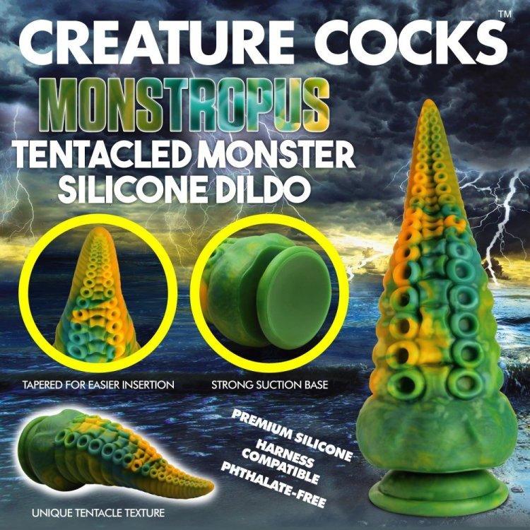 CREATURE COCKS - Monstropus - Tentacled Monster Silicone Dildo