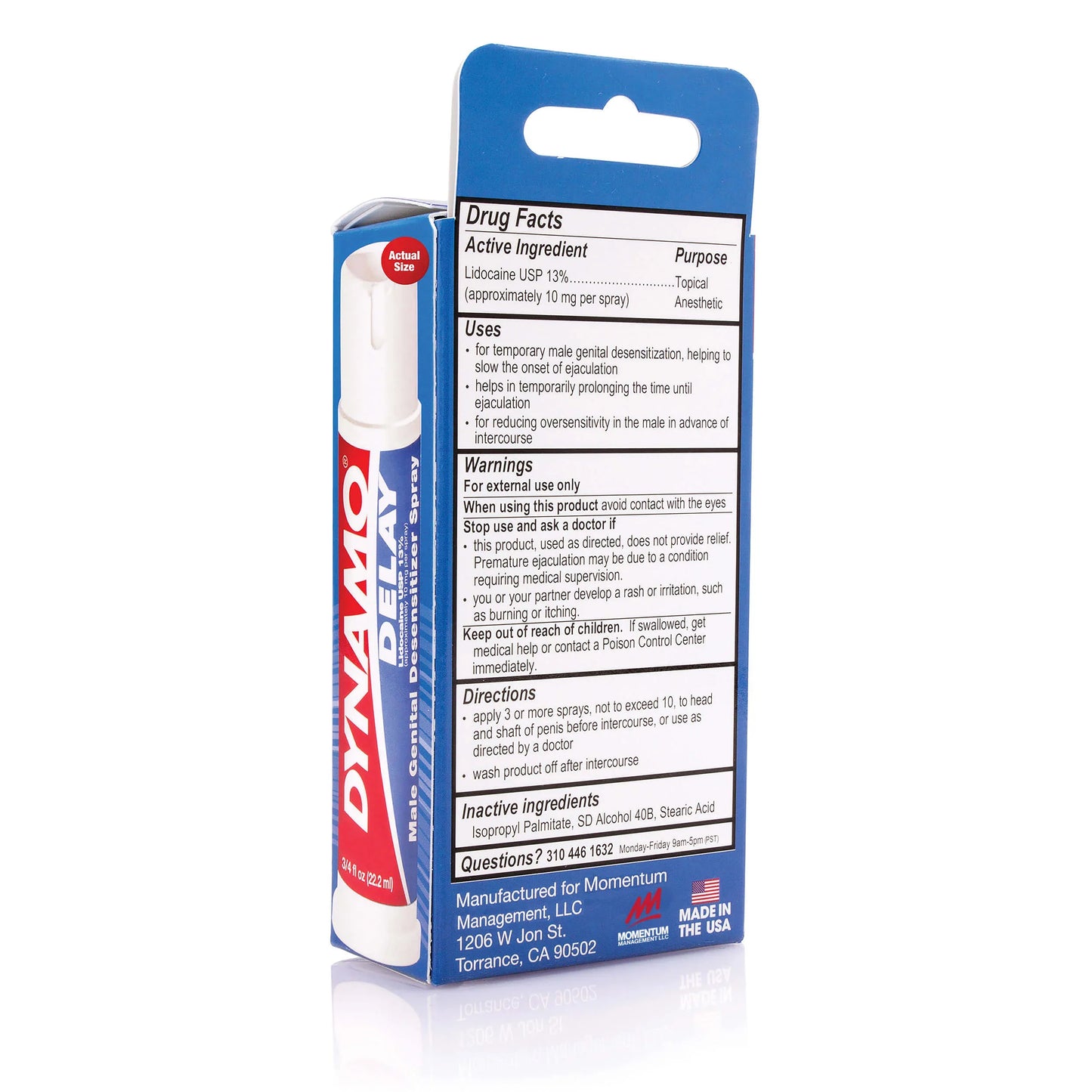 Dynamo Delay Spray 0.75oz (22.2 mL)