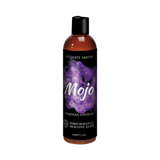 Intimate Earth MOJO Peruvian Ginseng Silicone Performance Glide 4oz (120 mL) - sexlube.com