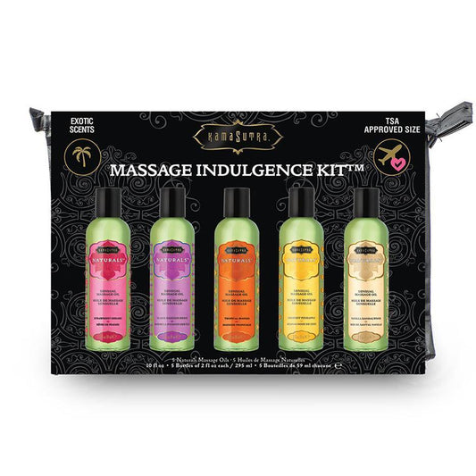 Kama Sutra Massage Indulgence Kit (5 Bottles) - sexlube.com