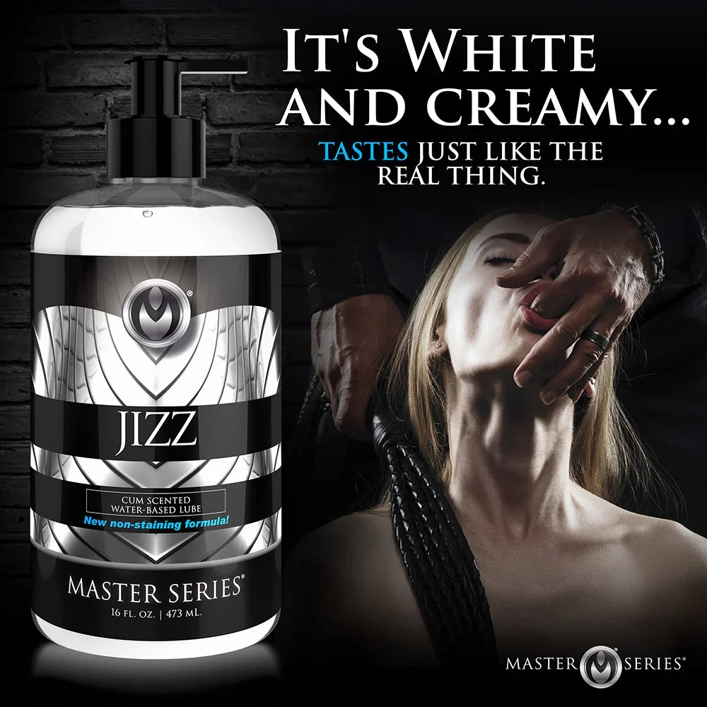 Master Series Jizz - Cum Scented Wate-Based Body Glide - 8.5 oz (250 ml)