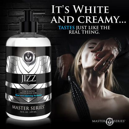 Master Series Jizz - Cum Scented Wate-Based Body Glide - 8.5 oz (250 ml)