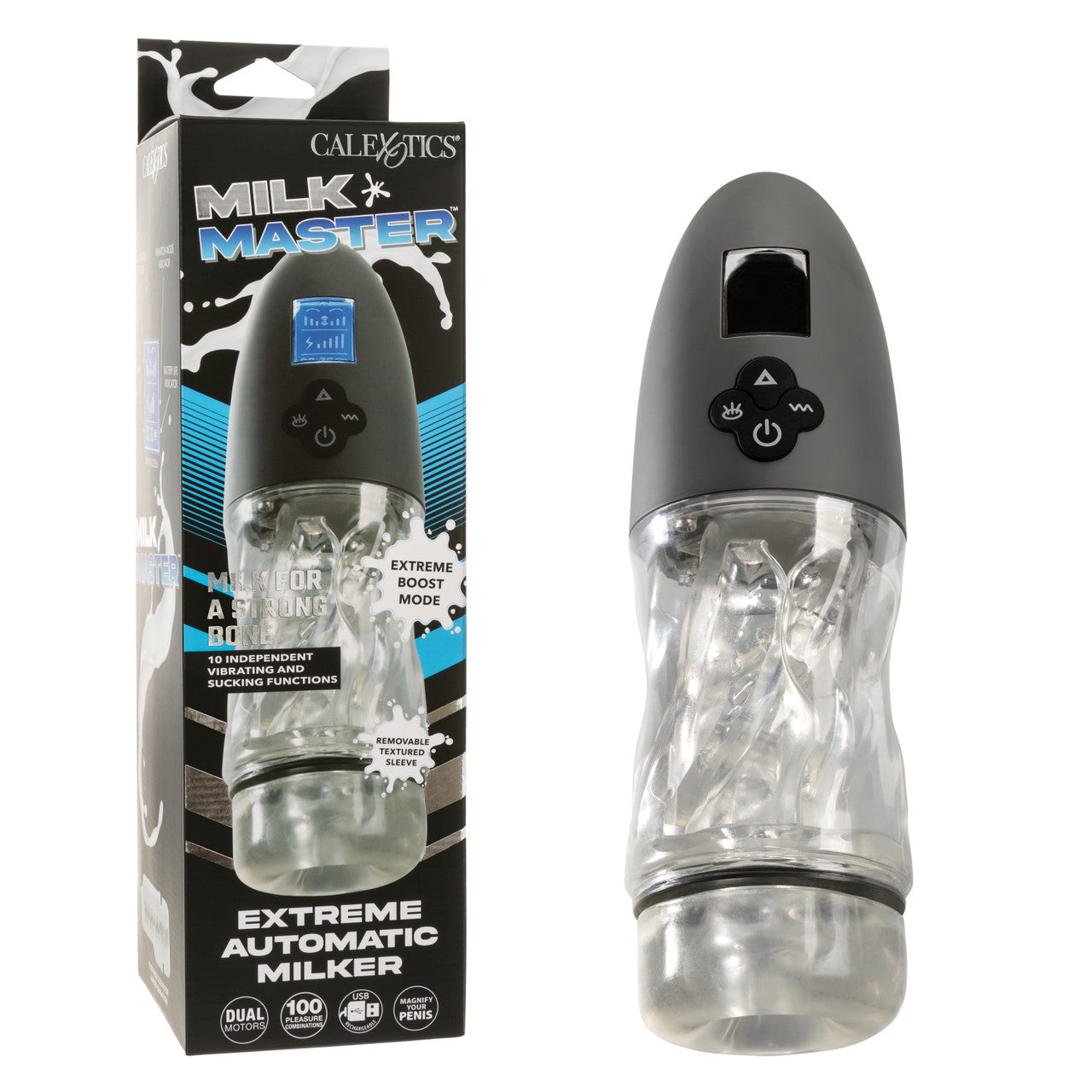 Milk Master Extreme Automatic Milker Rechargable Male Masturbator