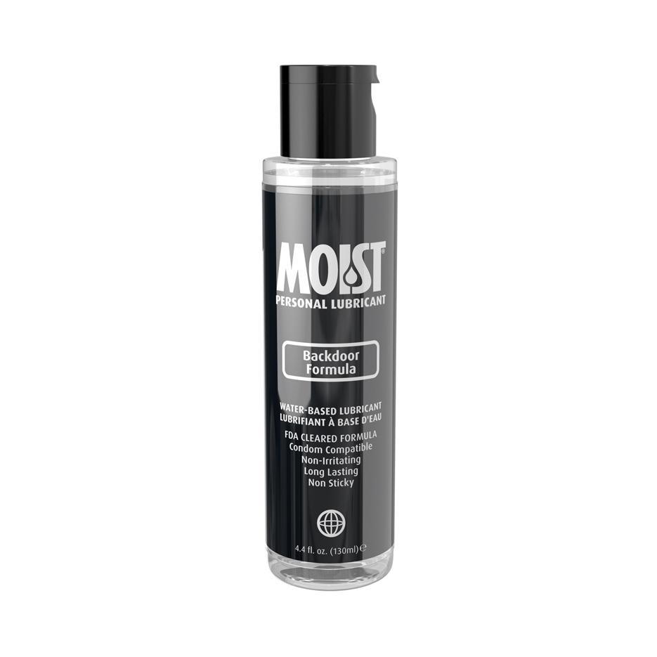Moist Backdoor Formula Water-Based Lubricant - 4.4 oz (130 mL)