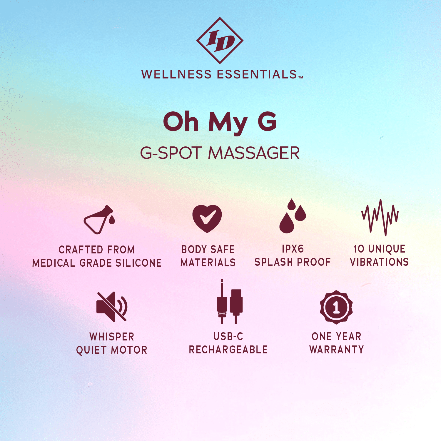 ID Wellness Essentials - Oh My G G-Spot Massager - Blue