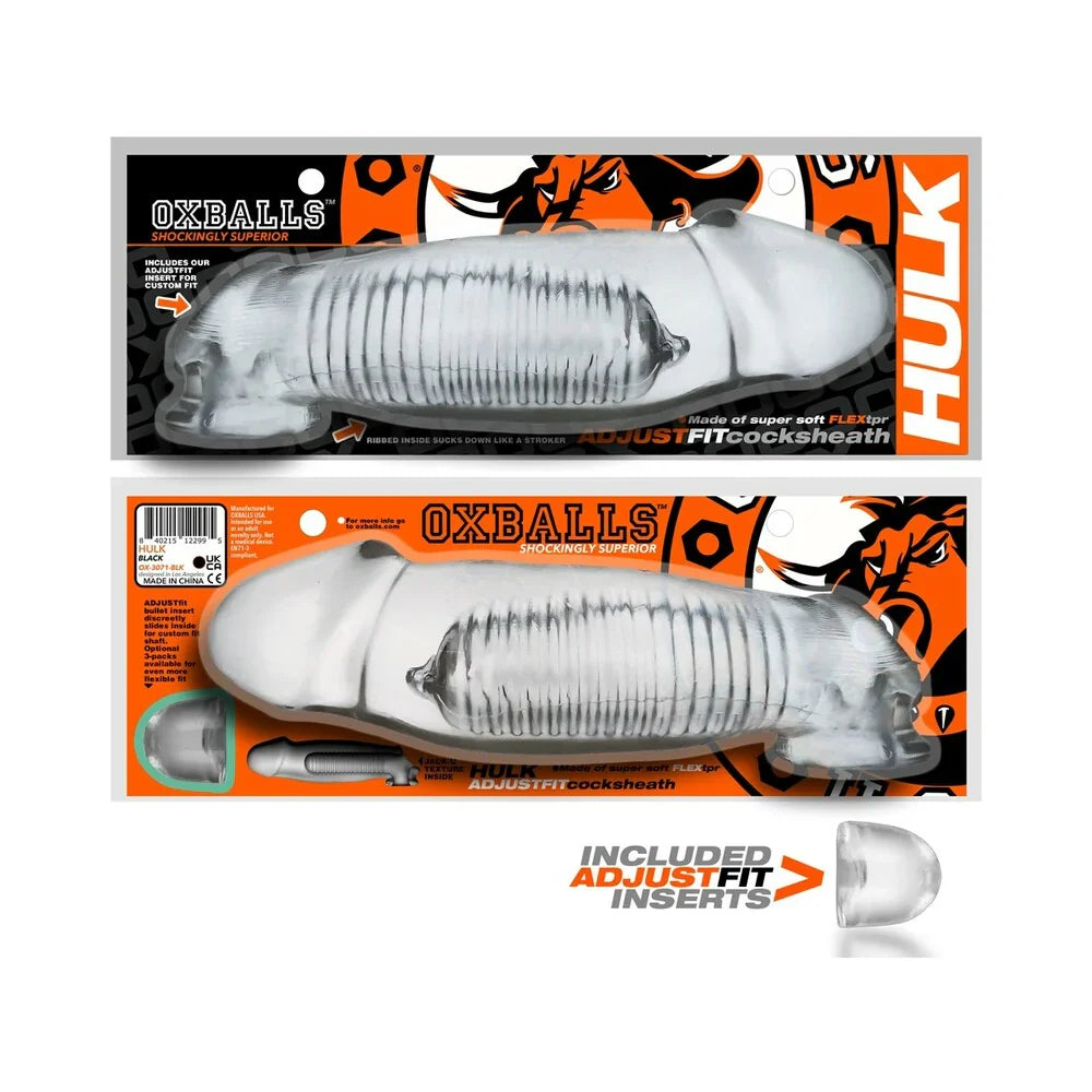 Oxballs Hulk Gargantic Cocksheath - Clear