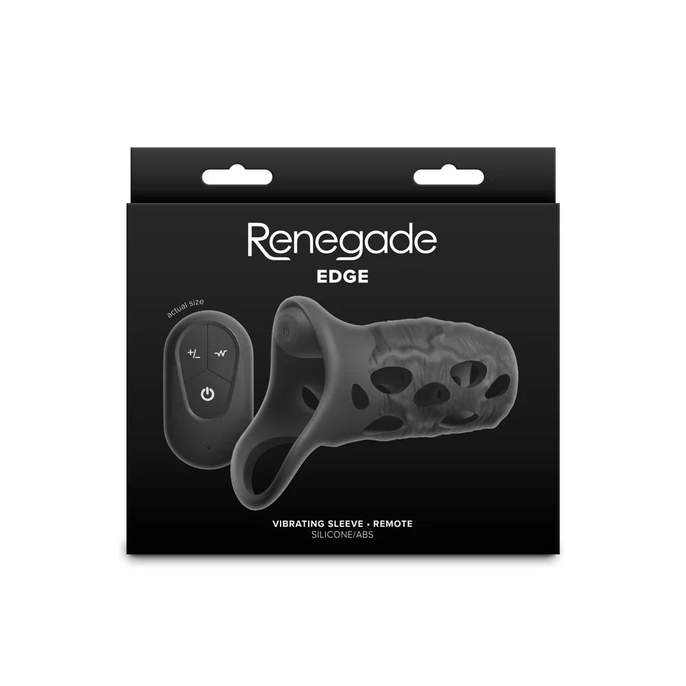 Renegade Edge Vibrating Sleeve with Remote Control