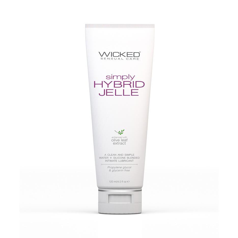 Wicked Simply Hybrid Jelle Lubricant 4 oz (120 mL)