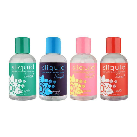 Sliquid Naturals Swirl Intimate Water-Based Flavored Lubricants - CheapLubes.com