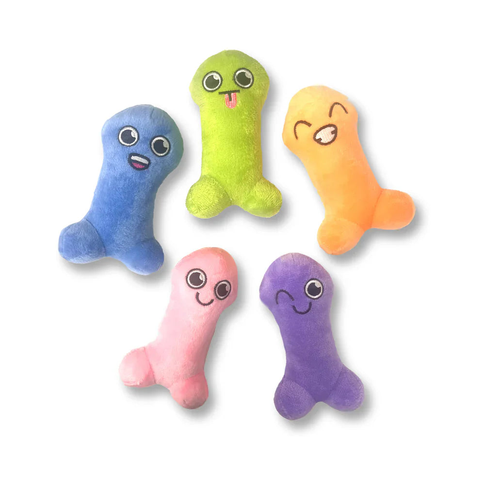 Suck a Bag of Dicks Plushy Pillow with 5 Plushy Dicks