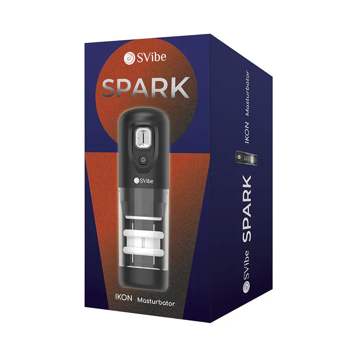 SVibe - Ikon Spark Rechargeable Rotating & Thrusting Masturbator