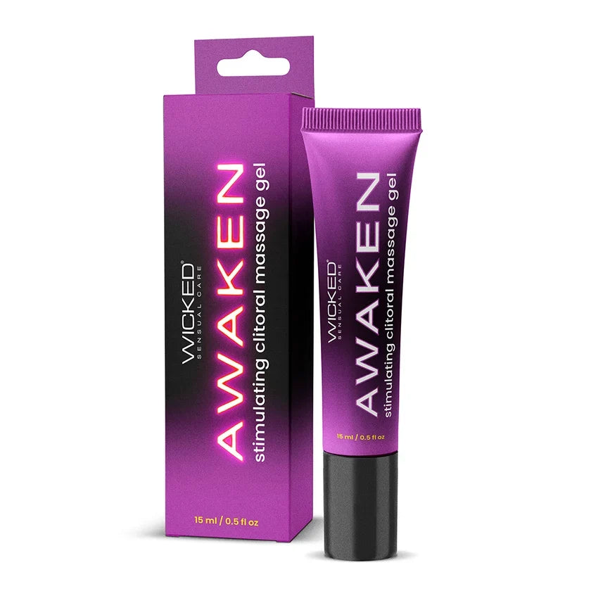 Wicked Awaken Stimulating Clitoral Massaging Gel 0.3 oz (8.6 mL)