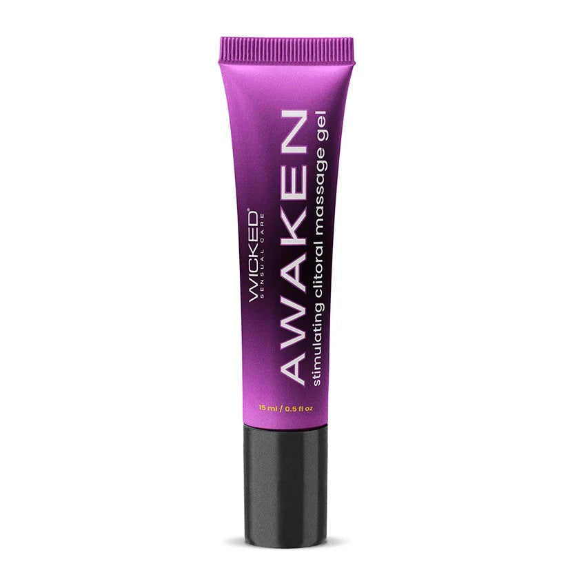 Wicked Awaken Stimulating Clitoral Massaging Gel 0.3 oz (8.6 mL)