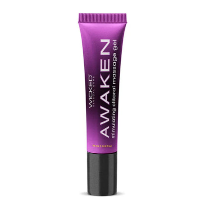 Wicked Awaken Stimulating Clitoral Massaging Gel 0.3 oz (8.6 mL)