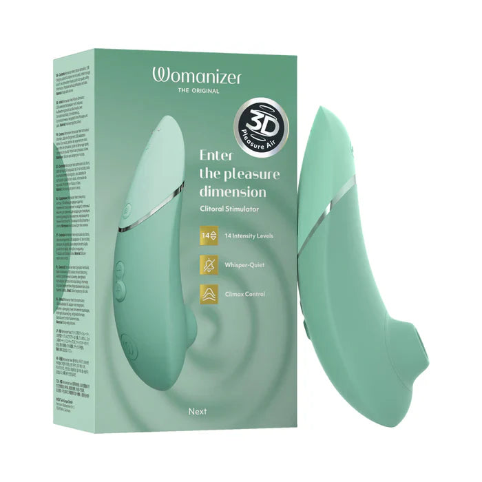 Womanizer Next 3D Pleasure Air Stimulator with Climax Control - Black