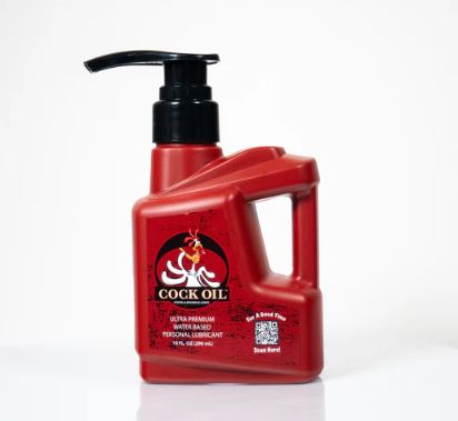 COCK OIL Ultra Premium WATER BASED Lubricant - 10 OZ PUMP BOTTLE