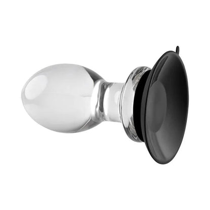 Gender X Crystal Ball Suction Cup Anal Plug - Clear