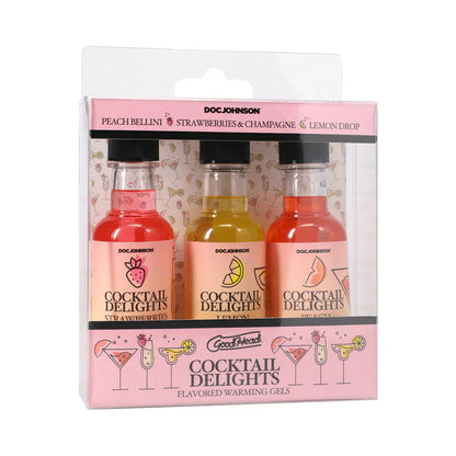 GoodHead Cocktail Delights - 2oz Flavored Warming Gels - 3-Pack