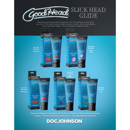 GoodHead Slick Head Glide 4 oz - 5 Flavors