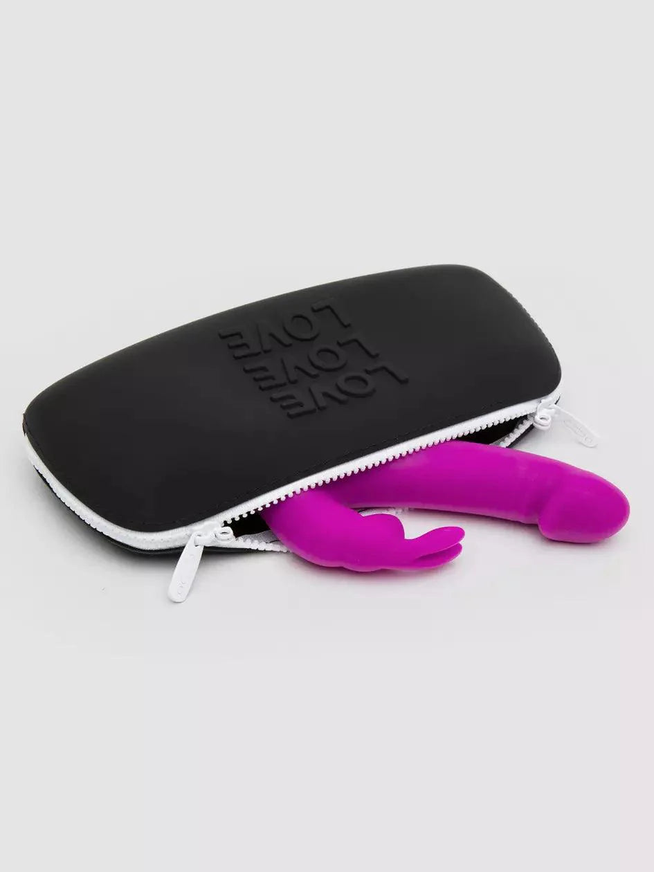 Happy Rabbit LOVE Medium Silicone Zipper Storage Case
