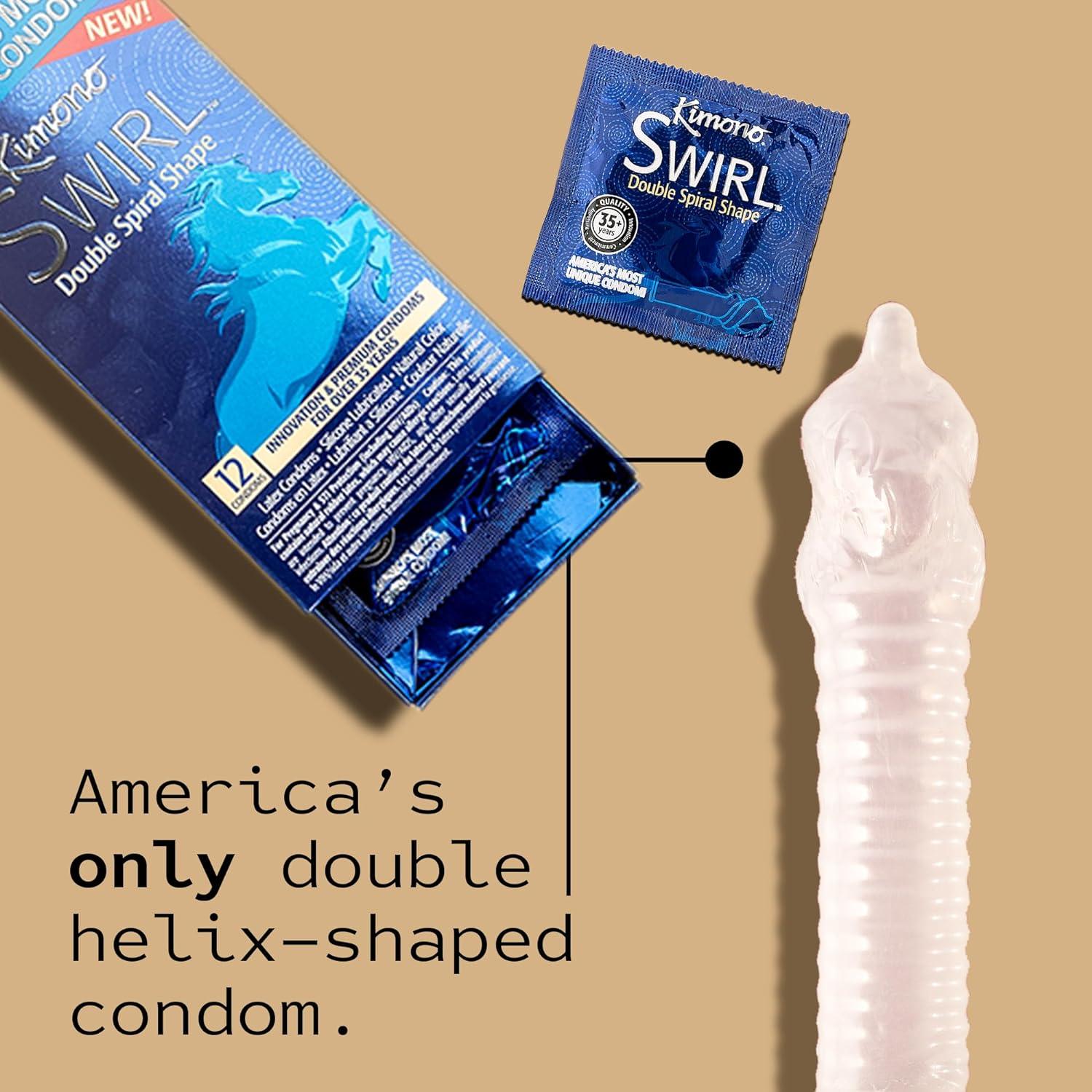 Kimono Swirl 12 Count Condoms