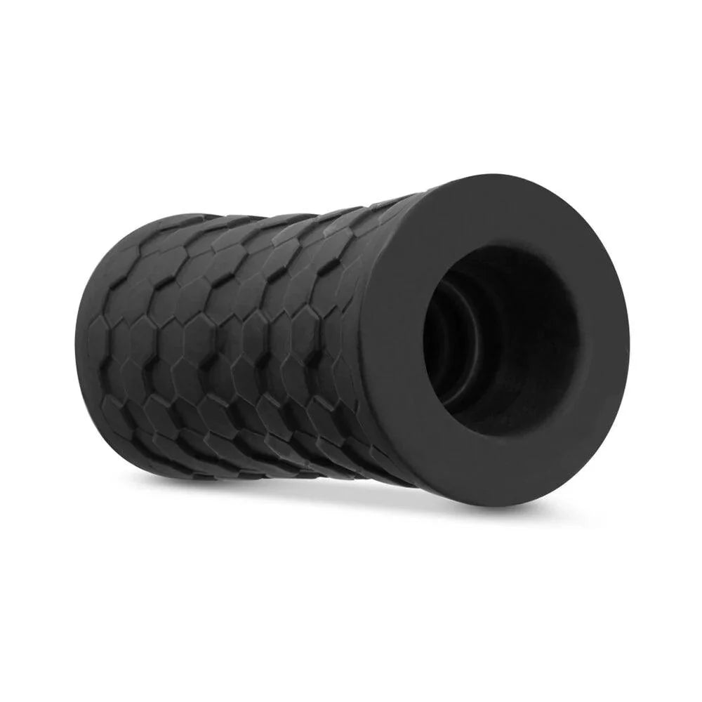 M Elite Platinum Hekx Male Stroker Black