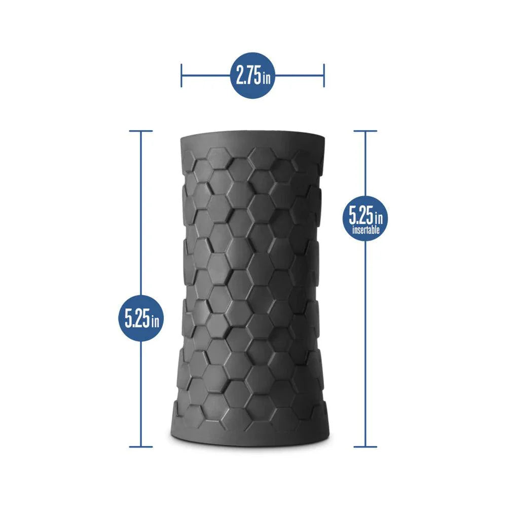 M Elite Platinum Hekx Male Stroker Black