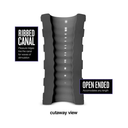 M Elite Platinum Hekx Male Stroker Black