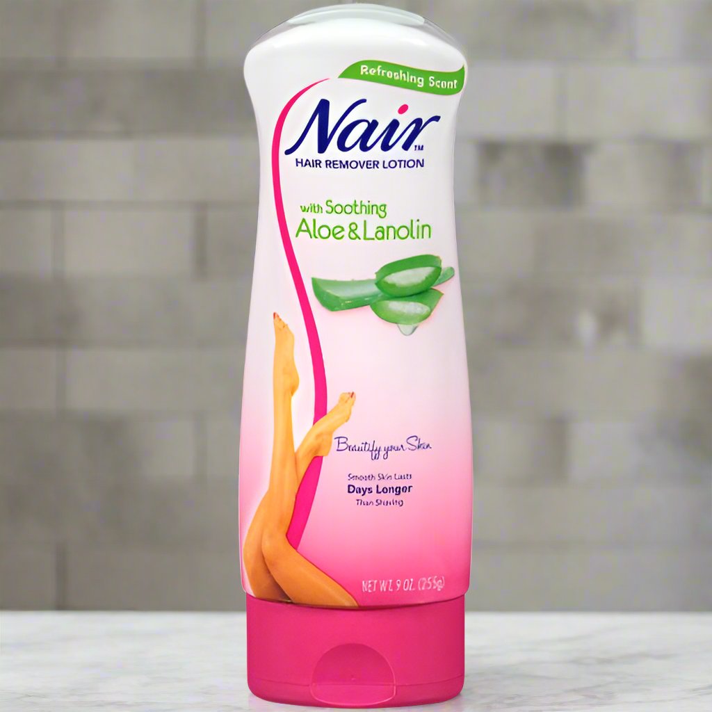 Nair with Soothing Aloe & Lanolin Hair Remover Lotion - 9 oz.