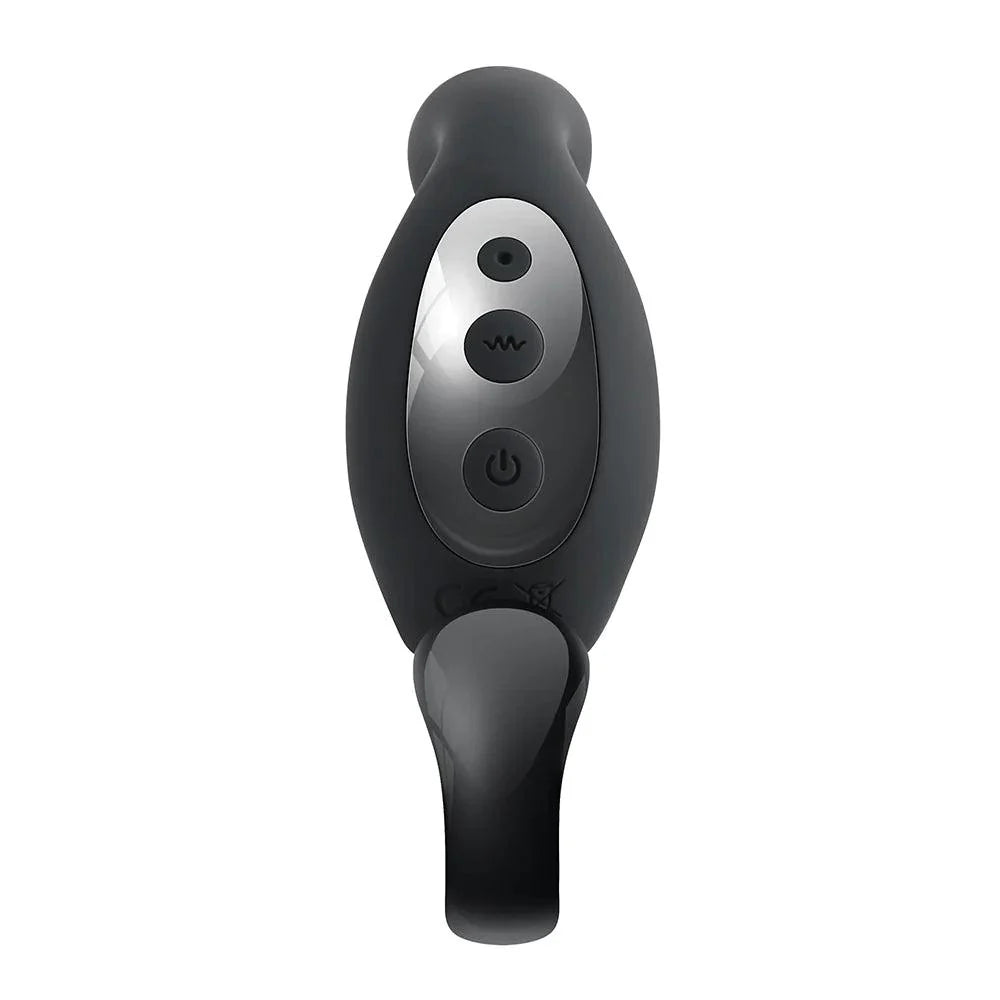 PLAYBOY Come Hither Rechargeable Silicone Vibrating Prostate Stimulator w/Remote