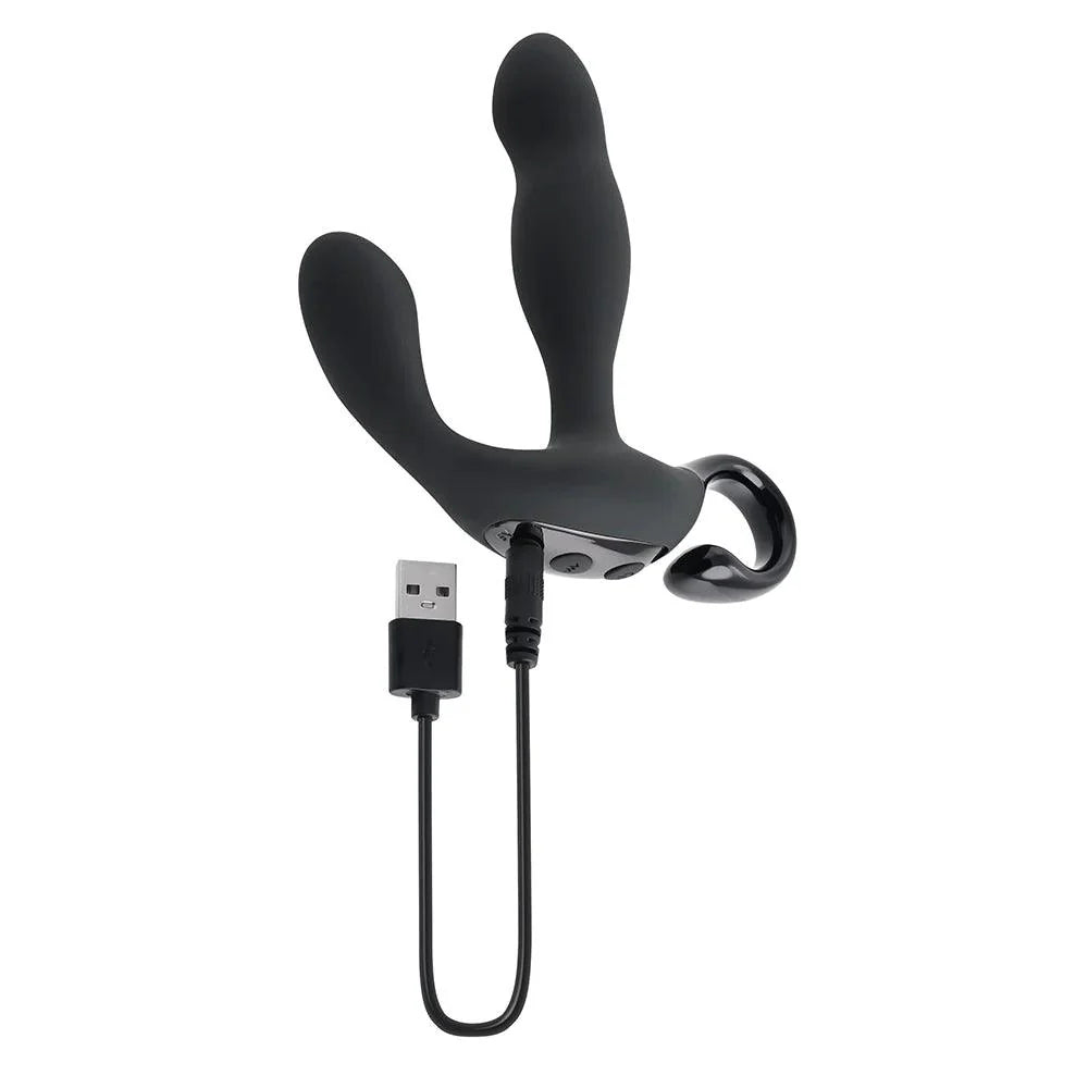 PLAYBOY Come Hither Rechargeable Silicone Vibrating Prostate Stimulator w/Remote