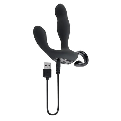 PLAYBOY Come Hither Rechargeable Silicone Vibrating Prostate Stimulator w/Remote