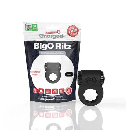 Screaming O Charged - Big O Ritz Vibrating C-Ring - Rechargeable