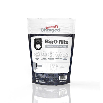 Screaming O Charged - Big O Ritz Vibrating C-Ring - Rechargeable