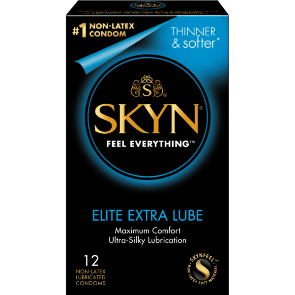 SKYN Elite Extra Lube 12 Count Condoms