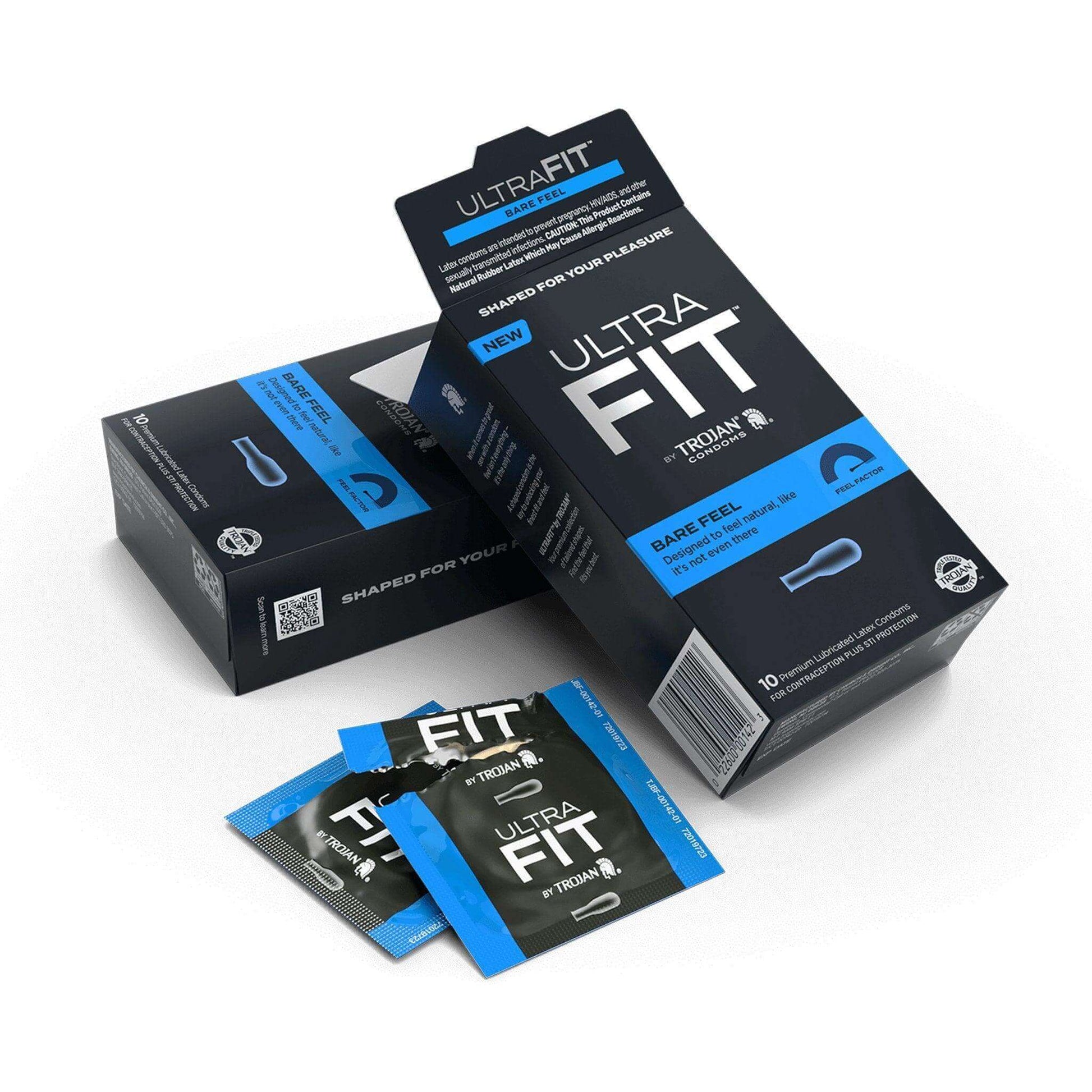 Trojan Brand Ultra FIT Bare Feel condoms 10pk